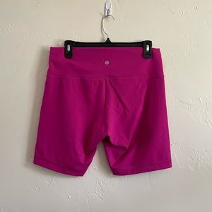 Lululemon Hot Pink Biker Shorts